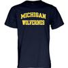 Blue 84 Men's Michigan Wolverines T-Shirt Arched Team Color, Team Color, Large view 2