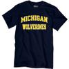 Blue 84 Men's Michigan Wolverines T-Shirt Arched Team Color, Team Color, Large view 3