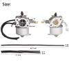10L0L Golf Cart Carburetor Fuel Pump Kit for EZGO TXT, Marathon, Medalist 1991-up 4-Cycle with 295cc Engines, OEM# 72840-G01 26645-G01 26726-G01 26727-G01 72558-G02 603901 17553 view 4