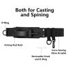 3rd Hand Rod Holder - Adjustable Belt Fishing Rod Holder for Fly Fishing Bank Fishing Belt Wading Accessories view 4
