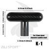 Z&J SPORT Paddle Handle for Outrigget Canoe Paddle, Carbon Fiber T Handle Replacement for DIY (K-1) view 2