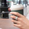 Forthee 10 Pack Silicone Wedding Ring for Women, Thin and Braided Rubber Band, Fashion, Colorful, Comfortable fit, Skin Safe view 2