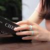 Forthee 10 Pack Silicone Wedding Ring for Women, Thin and Braided Rubber Band, Fashion, Colorful, Comfortable fit, Skin Safe view 3