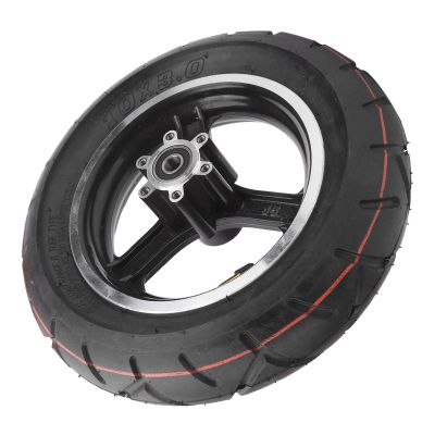 Electric Scooter Tires, Explosion-Proof Rubber Inflatable with Damping Effect, Fit 10x3 Inch Set, with 100mm Outer Hub for Commuters, Urban Riders