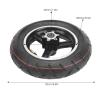 Electric Scooter Tires, Explosion-Proof Rubber Inflatable with Damping Effect, Fit 10x3 Inch Set, with 100mm Outer Hub for Commuters, Urban Riders view 3