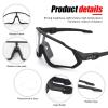 KAPVOE Photochromic Cycling Glasses Men Women Mountain Bike Sunglasses Clear MTB Bicycle Riding - K9408 view 4