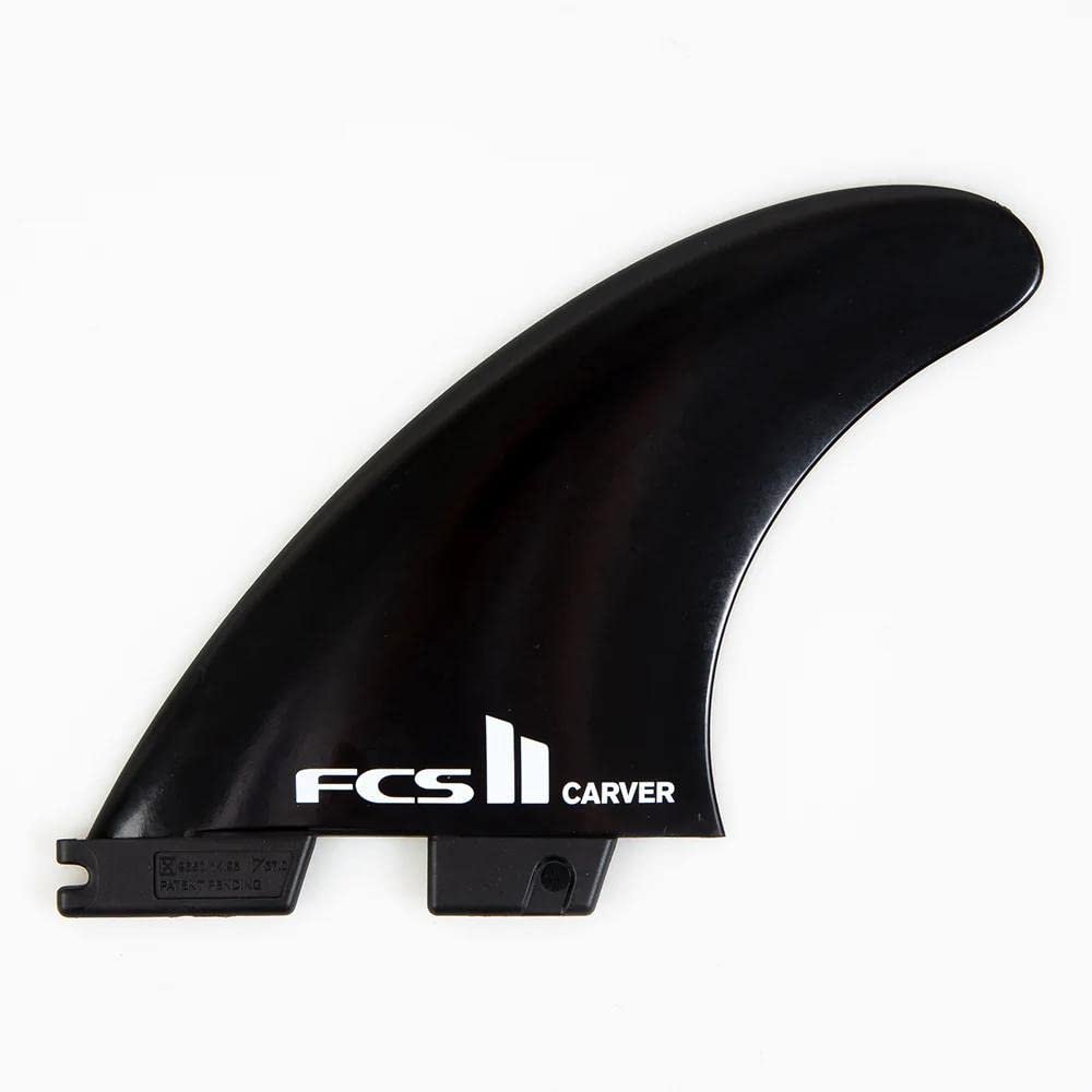 FCS II Performer Glass Flex Tri Fin Set - Beginner-Friendly All-Round Thruster Fins (Small)