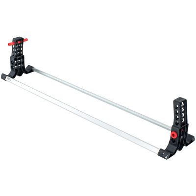 EVOC Bike Stand PRO Transport Holder for Bikes (for Transport in All Bike BAG's, All Bike Types, All Bike Sizes, Variable axle Fixation, wheelbase: 124-130 cm), Black