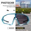 KAPVOE Photochromic Cycling Glasses Men Women Mountain Bike Sunglasses Clear MTB Bicycle Riding - K9408 view 3
