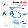 KAPVOE Photochromic Cycling Glasses Men Women Mountain Bike Sunglasses Clear MTB Bicycle Riding - K9408 view 4