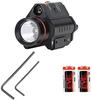 AKFIRE 38 Red/Green Laser Flashlight Combo 200 Lumen Weapon Light with Picatinny Rail Mount (Red) view 2