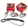 ZZYB Traditional Archery Thumb Ring Handmade Silver Finger Tabs Painless Finger Protector for Bow Hunting Accessory (20mm) view 3