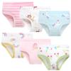 NEIYISHE Girls' Cotton Brief Breathable Toddler Panties Kids Assorted Underwears 6-piece set (4T, Bssorted B22) view 2