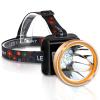 Super Bright Coon Hunting Light, Rechargeable LED Headlamp with 2 Light Modes, Waterproof Adjustable Hard Hat Headlight, Gold Miner Style Torch for Hunting, Fishing, Hiking, Camping, Outdoor Adventure view 1
