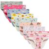 NEIYISHE Girls' Cotton Brief Breathable Toddler Panties Kids Assorted Underwears size 2-3T 4T 5T 6T 8T 10T 8-Pack 2-3years view 1