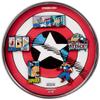 Werewolf Captain America Black Nickel Plate Finish Metal-based with Enamel 5 Lapel Pin Set. Comes in an Officially Licensed Spinning 16cm Circular Window Box. (Amazon Exclusive). view 1