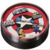 Werewolf Captain America Black Nickel Plate Finish Metal-based with Enamel 5 Lapel Pin Set. Comes in an Officially Licensed Spinning 16cm Circular Window Box. (Amazon Exclusive). view 2
