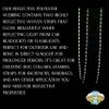 Country Brook Design - 5/8 Inch Flying Free Reflective Polyester Webbing, 50 Yards view 3