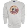 Blue 84 Men's Florida State Seminoles Crewneck Sweatshirt Vintage Cap Grey, Grey, Medium view 1