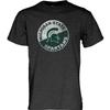 Blue 84 Men's Michigan State Spartans T-Shirt Vintage Cap Dark Heather, Dark Grey, Medium view 2