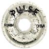 ATOM SKATES Outdoor Quad Roller Wheels 78A ATOM PULSE 65x37 Glitter Clear / 1 Pack - 4 Wheels view 1
