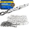 Five Oceans Windlass Anchor Rode, Hand-Spliced Anchor Rope and Chain Combination Kit, 1/2" x 150' Nylon 3-Strand Rope, 1/4" x 15' G4 Stainless Steel Chain for Boat Anchor System - FO4527 view 1