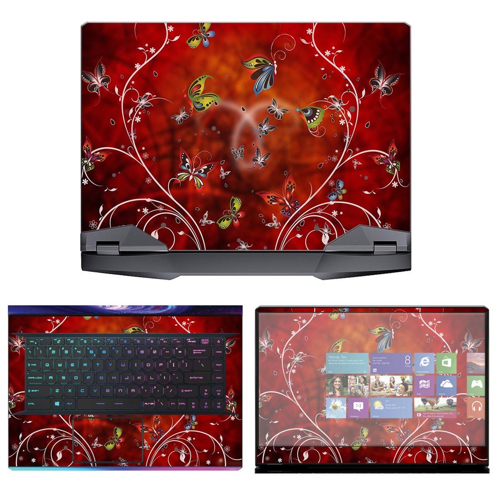 Decalrus - Protective Decal Skin Sticker for MSI GE66 Raider (15.6" Screen) case Cover wrap MSge66_raider-163
