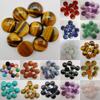16MM Mixed Stone Stone Round CAB GEM Cabochon Jewelry for Gift Bead (10 pcs/lot) H230-H243 - (Color: Tigereye) view 2