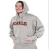 Blue 84 Men's Florida State Seminoles Full Zip Hoodie Twill Applique Grey, Grey, Large view 2