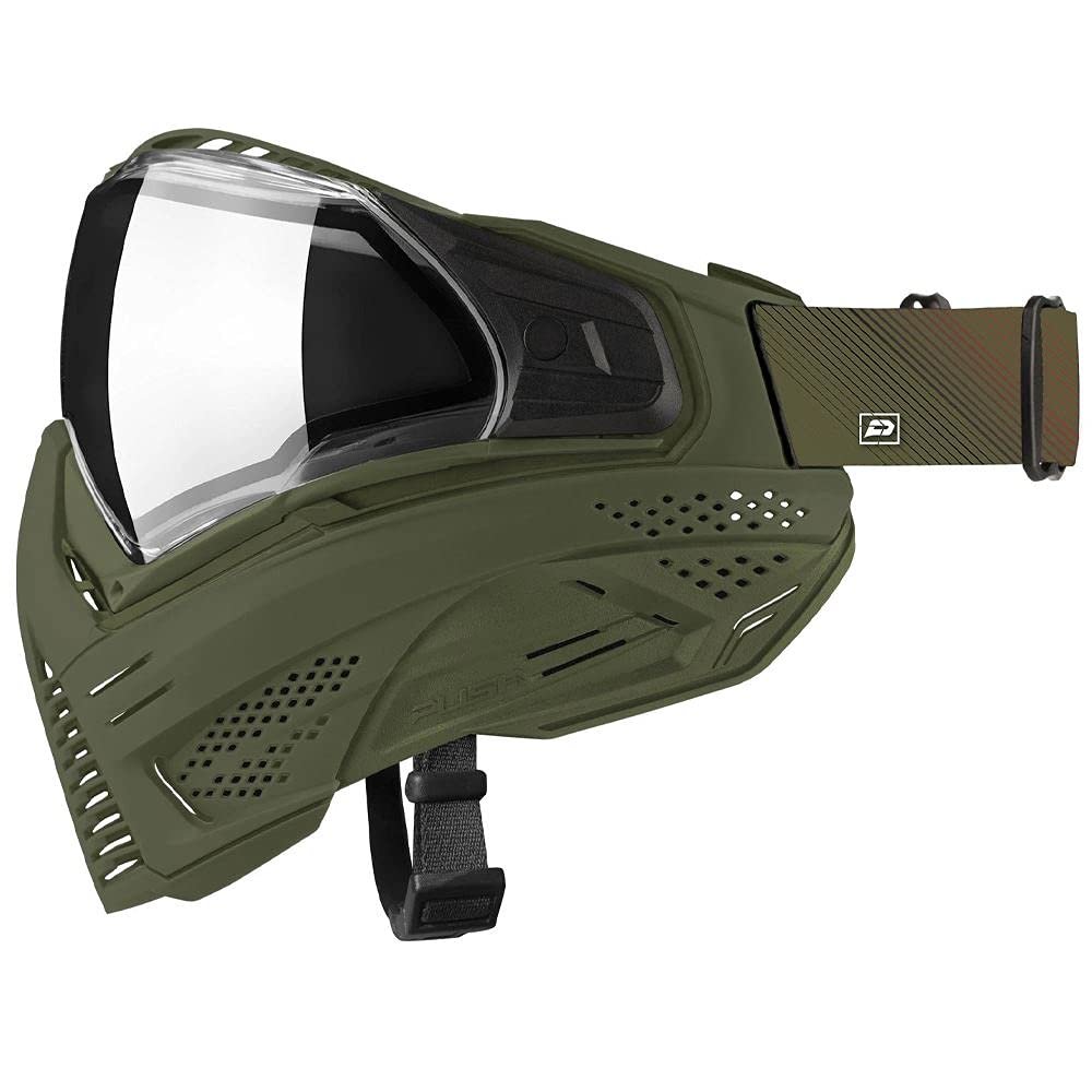 Push Paintball Push Unite Model BaseBasic Goggle - Olive, Base Model Olive (Clear Lens)