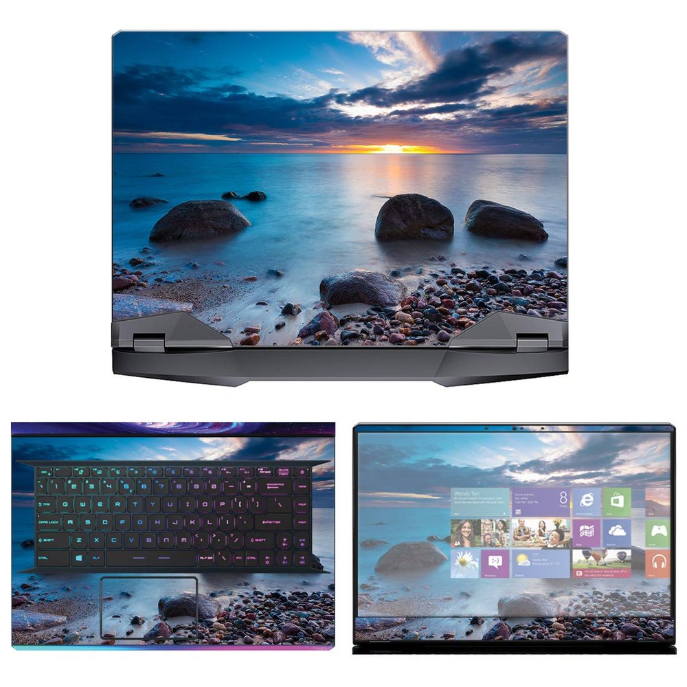 Decalrus - Protective Decal Skin Sticker for MSI GE66 Raider (15.6" Screen) case Cover wrap MSge66_raider-255