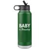Game On Novelties Baby is Brewing Water Bottle Tumbler 32oz Novelty Gift Pregnant Cup Pregnancy Announcement Cups New mom Gifts Baby Surprise tumblers view 1