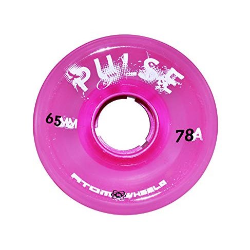 ATOM SKATES Outdoor Quad Roller Wheels 78A ATOM PULSE Pink / 1 Pack - 4 Wheels