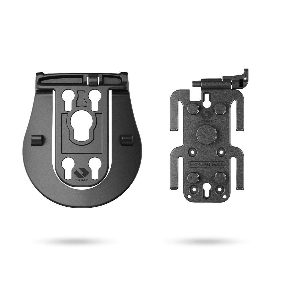 Orpaz MOLLE Attachments for Pouch, Mag Pouch, Backpack and Other Accessories (OMS Paddle, Paddle Receiver & MOLLE Insert), Black