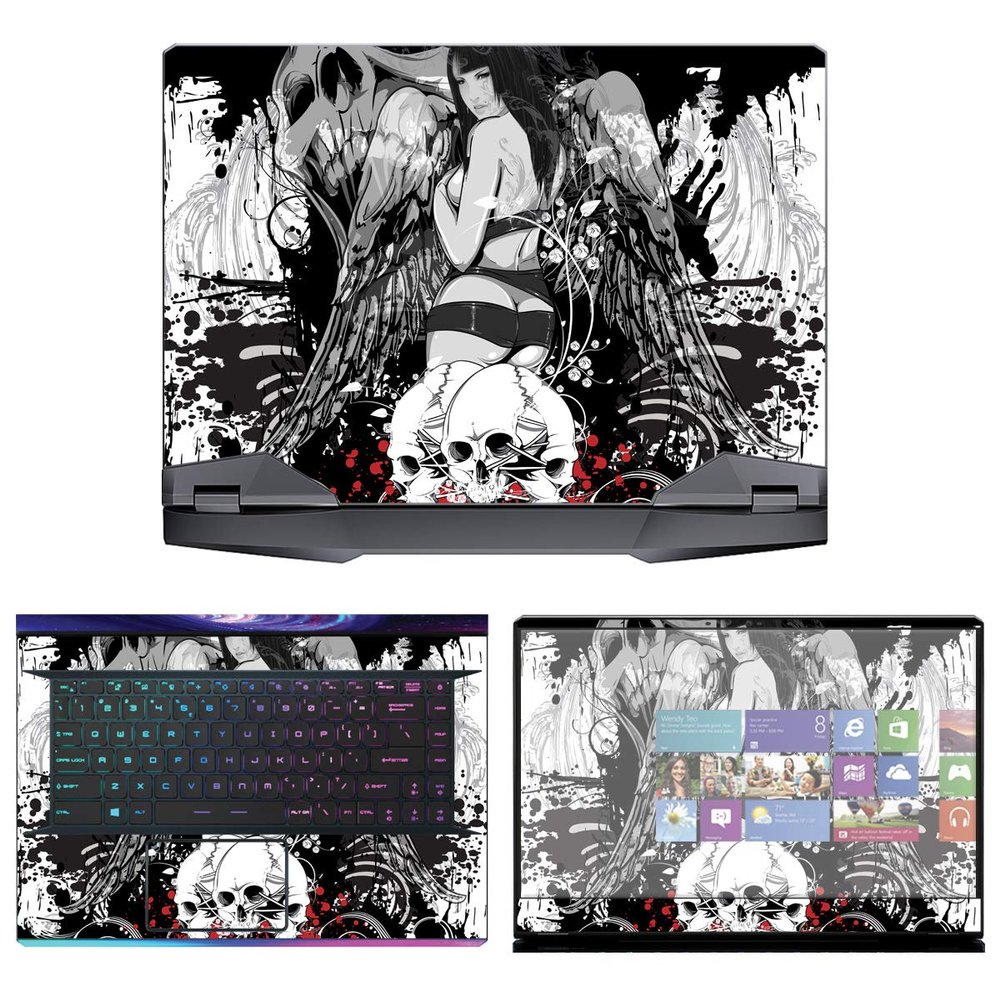 Decalrus - Protective Decal Skin Sticker for MSI GE66 Raider (15.6" Screen) case Cover wrap MSge66_raider-23