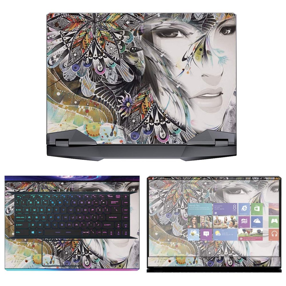 Decalrus - Protective Decal Skin Sticker for MSI GE66 Raider (15.6" Screen) case Cover wrap MSge66_raider-53
