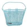BIRIA Basket with Hooks Blue, Front, Removable, Wire Mesh Small Bicycle Basket, Blue view 1