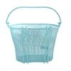 BIRIA Basket with Hooks Blue, Front, Removable, Wire Mesh Small Bicycle Basket, Blue view 2