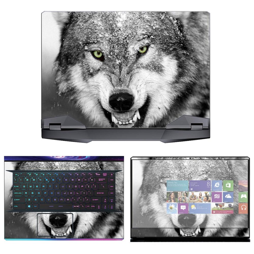 Decalrus - Protective Decal Skin Sticker for MSI GE66 Raider (15.6" Screen) case Cover wrap MSge66_raider-32