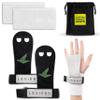 LEVIERO Palmies Gymnastics Grips, Grips for Gymnastics, Multipurpose Soft Leather Grips with Adjustable Finger Holes, Weightlifting, Kettlebell, Cross Training Workouts for All Ages - (Black, X-Large) view 1