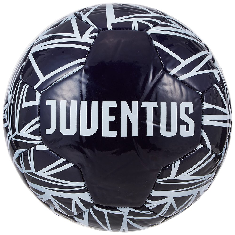 Icon Sports Juventus Strata Art Team Soccer Ball, Black, 5