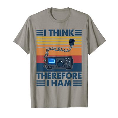 I Think That's why I Ham Radio Vintage HAM Radio T-Shirt