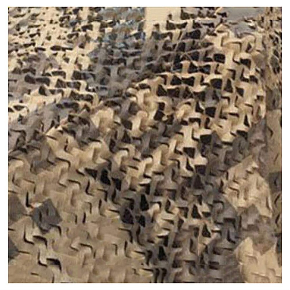 GERYUXA Camo Netting, Camouflage Net Great for Sunshade Camping Shooting Huntingfor Military Desert Camping Shooting Hunting Sunshade -Natural Yellow 2x8m(6.5x26ft)