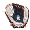 Rawlings | MLB Players Glove Series | T-Ball & Youth Baseball Gloves | Detroit Tigers | Navy | 10' view 2