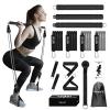 Pilates Bar Kit with Resistance Band-Multifunctional Portable Weighted Exercise Pilates Bar, Home Gym with Beginner Workout Equipment, Yoga Set for Full Body view 1