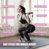 Pilates Bar Kit with Resistance Band-Multifunctional Portable Weighted Exercise Pilates Bar, Home Gym with Beginner Workout Equipment, Yoga Set for Full Body view 2