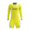 ORKY Customize Long Sleeve Soccer Jersey Men Kids Personalized Name Number Team Uniform Arrow(Yellow,100cm) view 1