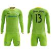ORKY Customize Long Sleeve Soccer Jersey Men Kids Personalized Name Number Team Uniform Arrow(Green,140cm) view 2
