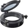Amarine Made Pair of Boat Yacht Round Opening Portlight Porthole 10" Replacement Window Port Hole - ABS, Tempered Glass -Marine/Boat/rv Portlight Hatch-Black view 3