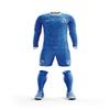 ORKY Customize Long Sleeve Soccer Jersey Men Kids Personalized Name Number Team Uniform Arrow(Blue,3XL) view 1